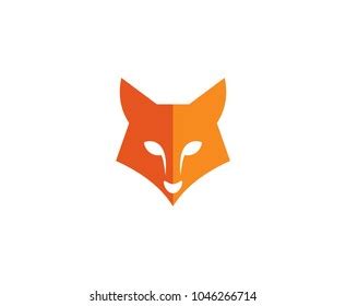 Fox Head Logo Stock Vector (Royalty Free) 1329536444 | Shutterstock