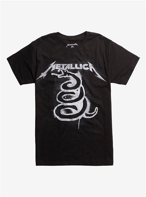 Metallica Black Album Art T-Shirt | Metallica black album, Metallica, Album art