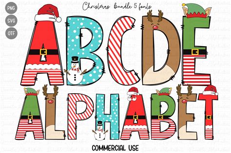 Christmas Font by Doodle Alphabet · Creative Fabrica