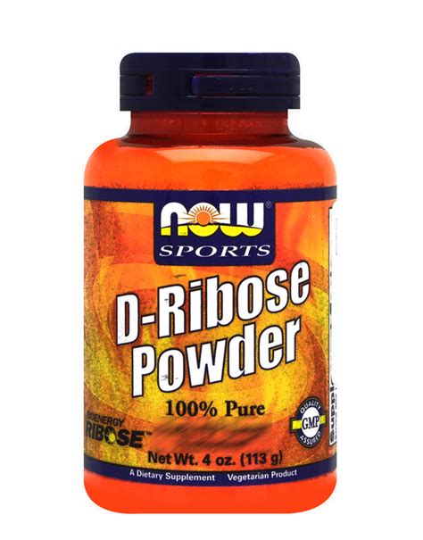 D-Ribose Powder by NOW FOODS (113 grams)