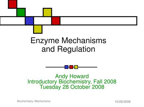 PPT - Enzyme Mechanisms and Regulation PowerPoint Presentation, free download - ID:307031