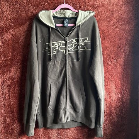 Fox Racing Men's Hoodie | Depop