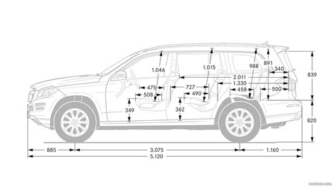 2013 Mercedes-Benz GL-Class Dimensions - | Caricos