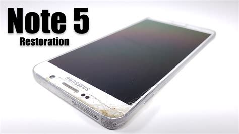 Samsung Galaxy Note 5 Full Restoration - Glass Only Screen Replacement ...