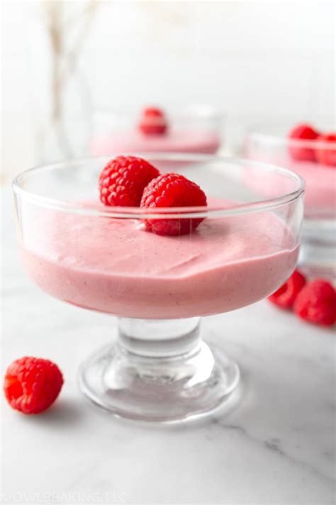 Raspberry Vanilla Mousse - with VIDEO OwlbBaking.com