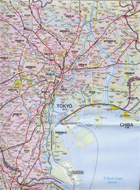 Tokyo City Street Map - Free Printable Maps