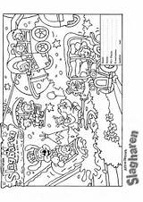 Amusement Park Coloring Pages Printable sketch template