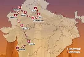 Luxury Train Ticket Booking: Maharaja Express Train Fare & Route Map