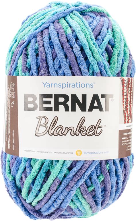 Bernat Blanket Big Ball Yarn-Ocean Shades - Walmart.com