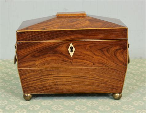 Antiques Atlas - Antique Rosewood Tea Caddy