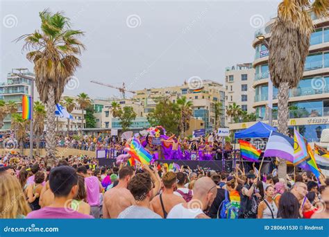 Tel-Aviv 2023 Annual LGBTQ+ Pride Parade Editorial Image - Image of ...