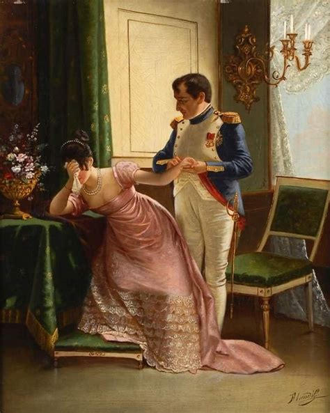 Napoleón se despide de su esposa Josefina Napoleon Josephine, Empress Josephine, Kaiser ...