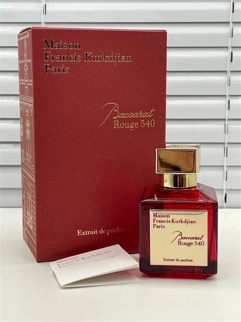 Baccarat Rouge 540 Extrait De Parfum Maison Francis Kurkdjian - Etsy Canada