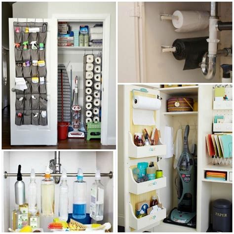 16 Clever Ways to Organize Cleaning Supplies | Cleaning supplies ...