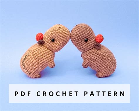 Capybara Crochet Pattern - Etsy