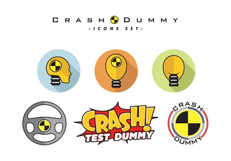 Crash Dummy Vector Free 89256 Vector Art at Vecteezy