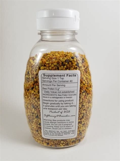 Soft Honey Bee Pollen Granules Wildflower 7oz. Long Island - Etsy