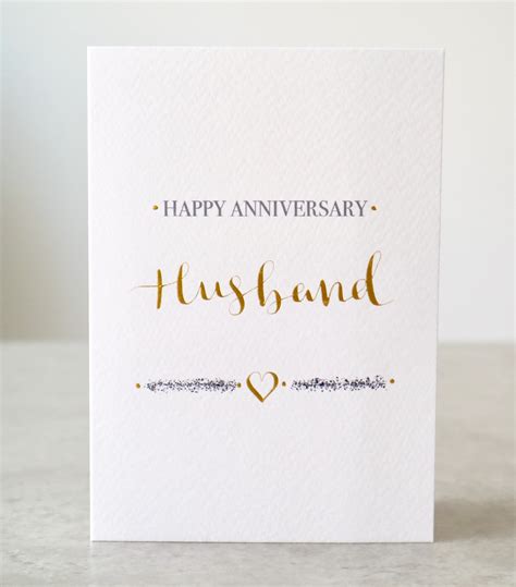 HUSBAND ANNIVERSARY CARD 1st Anniversary Card Handmade | Etsy