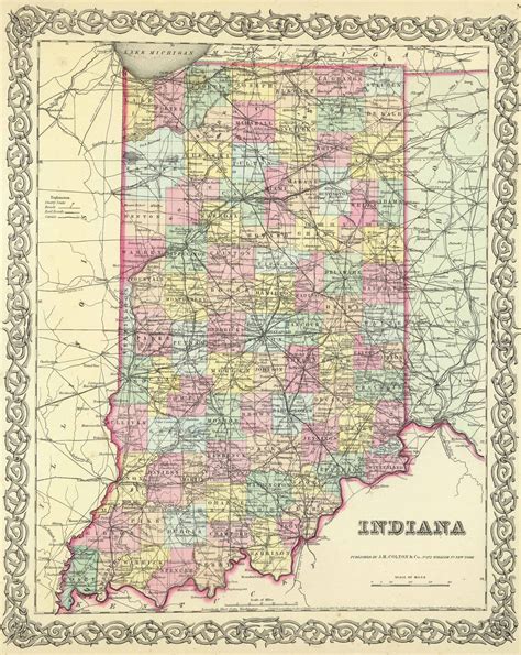 Northwest Indiana Counties Map