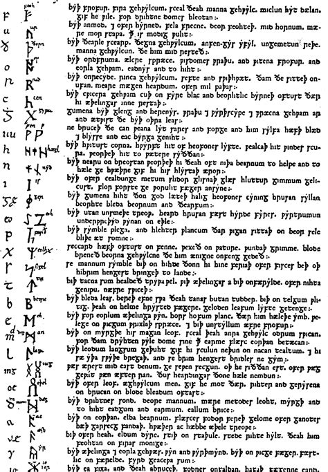 The Anglo-Saxon runic poem: a critical reassessment | Anglo saxon runes ...