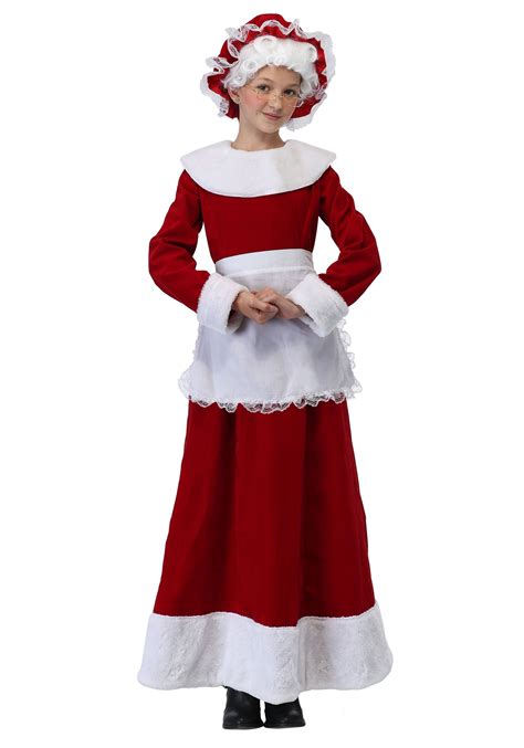 Mrs. Claus Costume for Girls