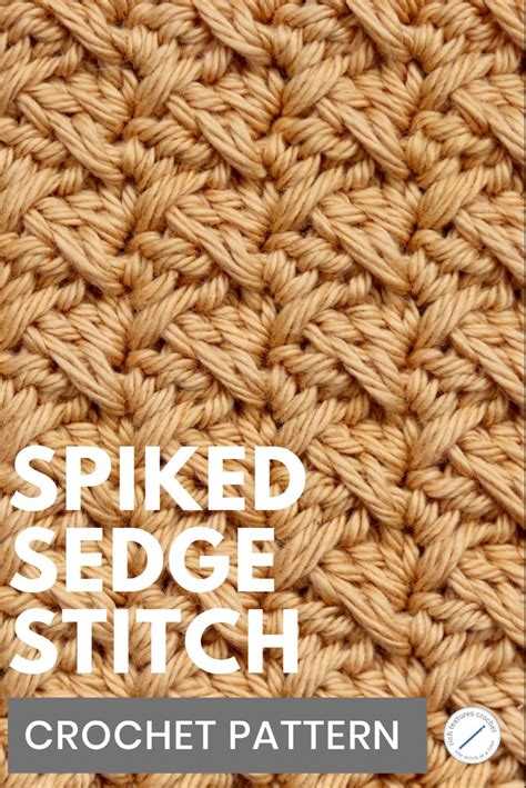 Spiked Sedge Stitch | How to Crochet | Rich Textures Crochet | Crochet stitches patterns ...