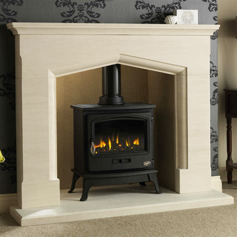 Gallery Coniston Fireplace with optional Tiger Gas Stove | Flames.co.uk