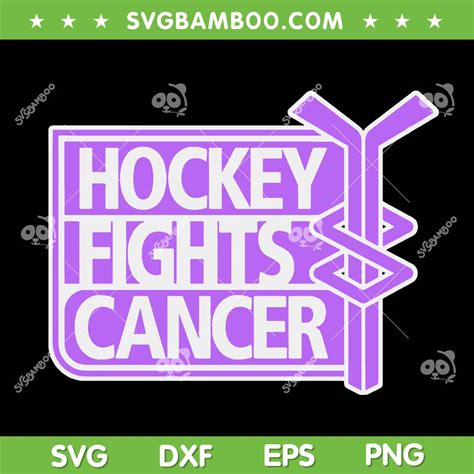 Hockey Fights Cancer SVG, Hockey Fights Cancer Logo