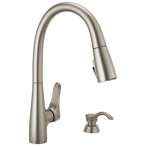 Nickel 4-Hole Compatible Kitchen Faucets at Lowes.com