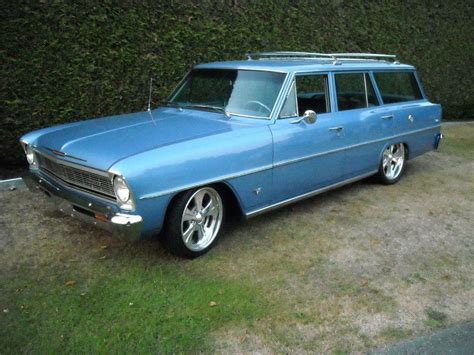 1966 CHEVROLET NOVA CUSTOM 4 DOOR STATION WAGON