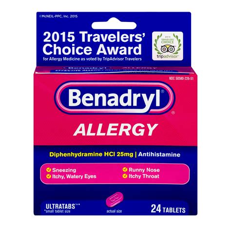 Benadryl Allergy Ultratabs - Consumos da Martina