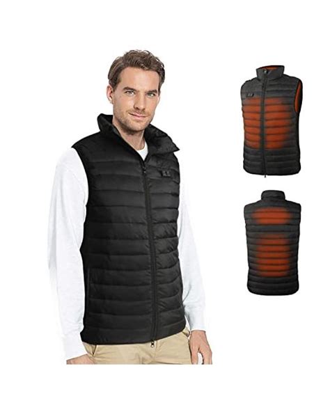 Loowoko Heated Vest for Men Rechargeable Warming Electric Vests with ...