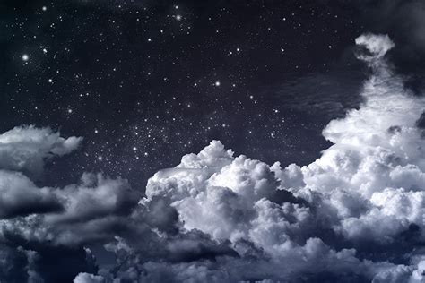 Starry Night Clouds Wall Mural - Murals Your Way | Night clouds, Starry night sky, Cloud wallpaper