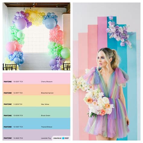 Top 10 Pastel Wedding Color Palette Decor Ideas for Spring 2022