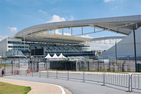 Stadium of Sport Club Corinthians Paulista in Sao Paulo, Brazil ...