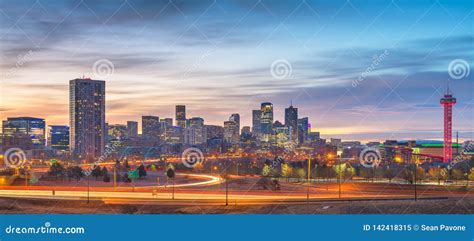 Downtown Denver, Colorado, USA Skyline Stock Image - Image of landmark, buildings: 142418315