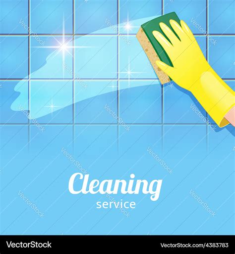 Cleaning background blue Royalty Free Vector Image