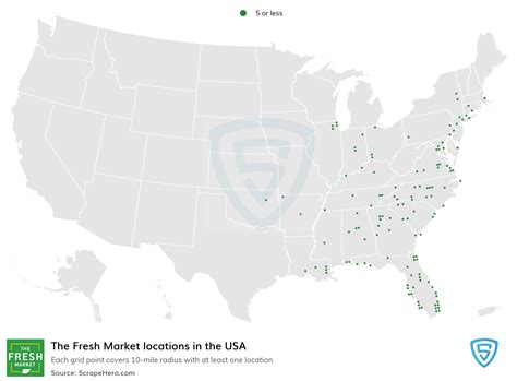 List of all The Fresh Market locations in the USA - ScrapeHero Data Store