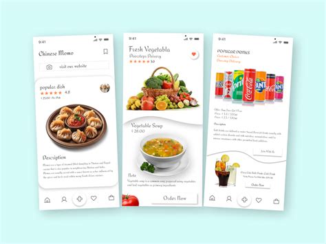 UI Food App Design by Design Delight on Dribbble