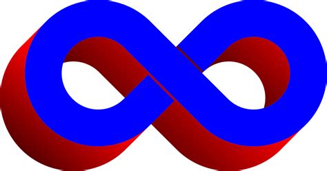 Infinity,3d,red,blue,symbol - free image from needpix.com