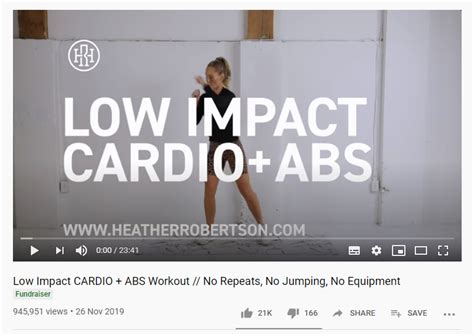 #WorkoutWednesday Review- Heather Robertson’s Low Impact Cardio + Abs ...