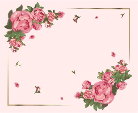 Lovely Rose Flower Background Vector Vector Art & Graphics | freevector.com