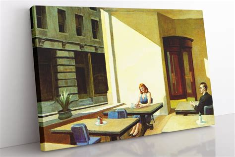 Edward Hopper Sunlight in A Cafeteria Canvas Wall Art - Etsy