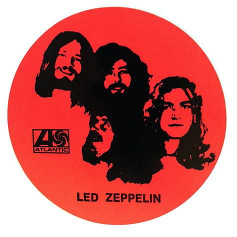 Led Zeppelin IV (1971) Stickers, Promo (USA) - Zepfan