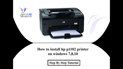 How to install hp P1102 printer on windows 7,8,10 - YouTube