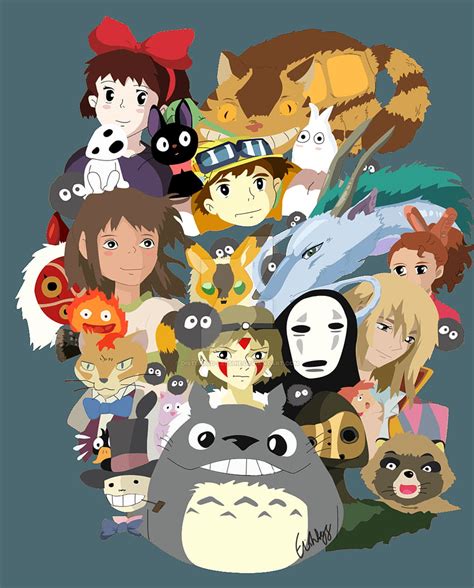 Studio Ghibli Characters Wallpaper