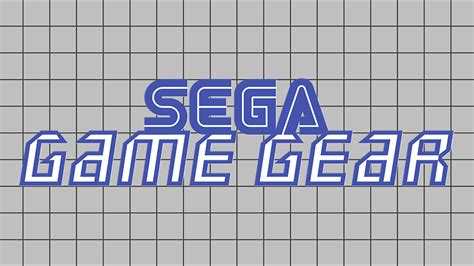 SEGA Game Gear PAL Vector Logo (1991) by imLeeRobson on DeviantArt