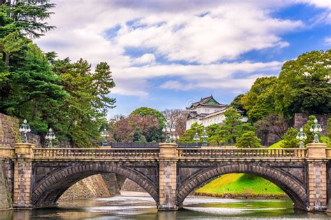 Tokyo Imperial Palace Moat stock photo. Image of double - 115725640