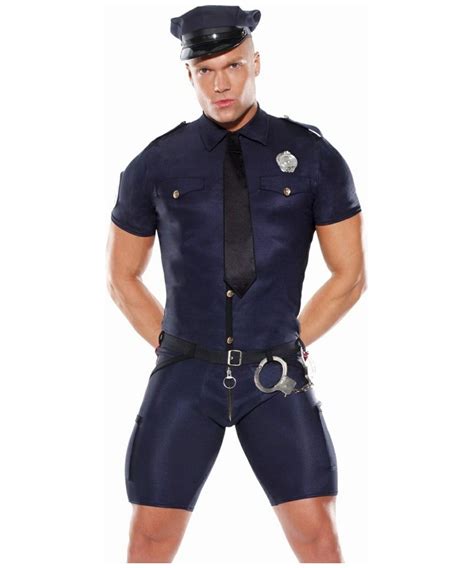 Adult Police Man Officer Costume - Men Police Costumes