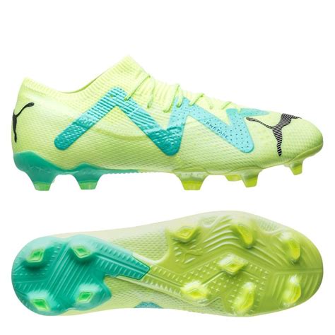 PUMA Future Ultimate Low FG/AG Pursuit - Fast Yellow/Schwarz/Electric Peppermint